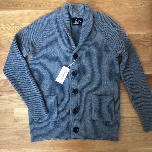 thick shawl cardigan